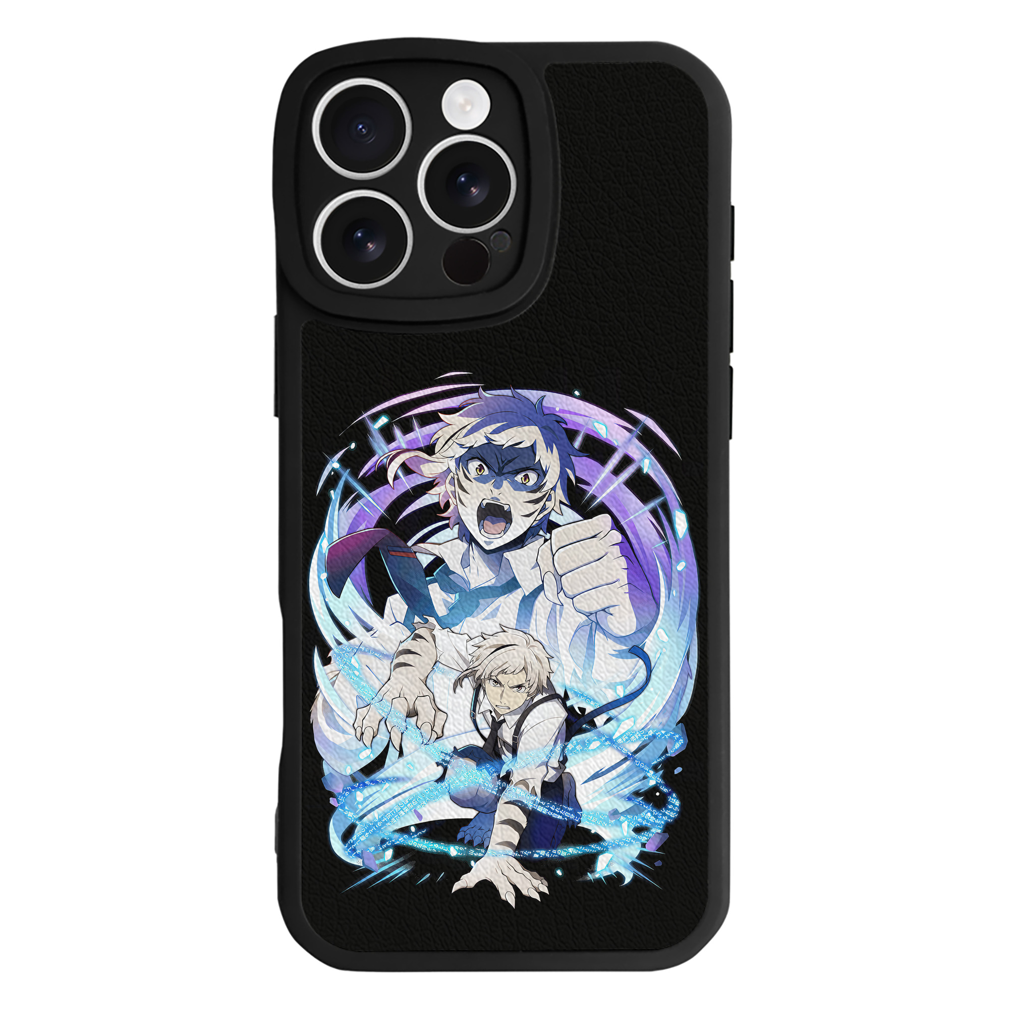 （画像用） 文豪ストレイドッグス Bungo Stray Dogs 【iPhone 16シリーズ対応】シリコンスマホケース（レザー調） 材質：シリコン